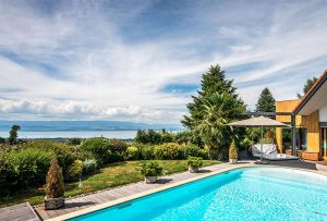 maison au lac Leman