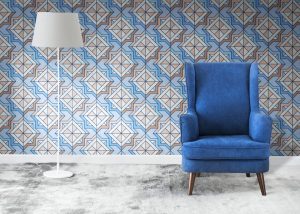 relooker salon papier peint