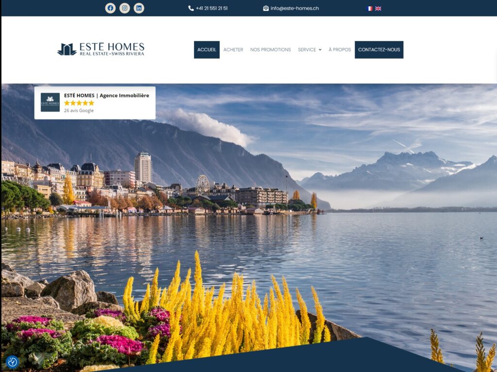 Esté Homes Agence immobiliere Luxe Montreux