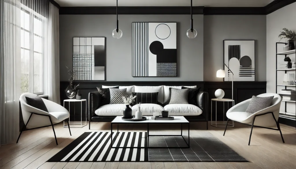 La décoration noir et blanc : un style intemporel et moderne