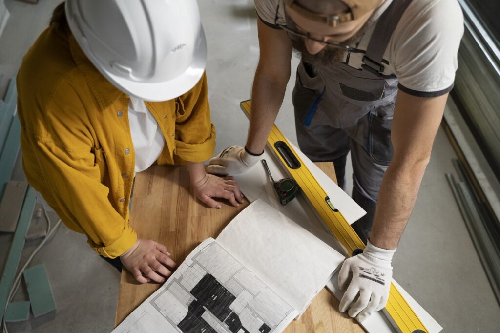 Pendant la préparation de la construction de maison